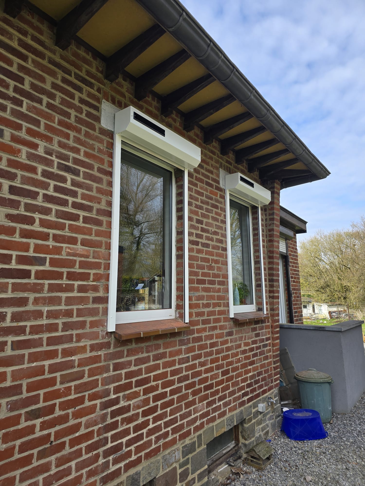 Volets poses par BP Chassis en Wallonie
